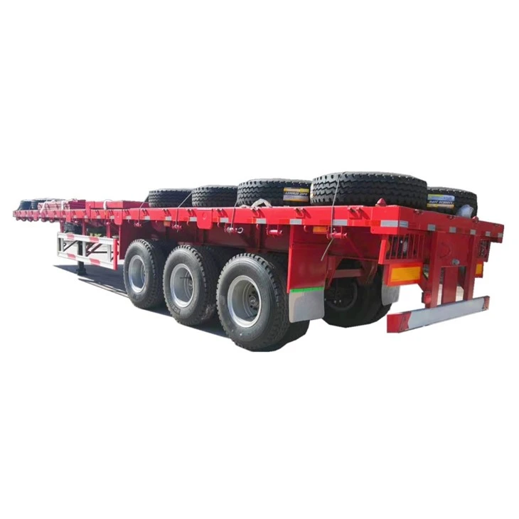 Factory Direct Sale Best Price Good Quality 40ft 3 Axle Flated Bed Trailer