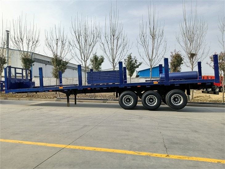 Manufacturing Triple Axles 40FT Flatbed Semi Trailers For Sale